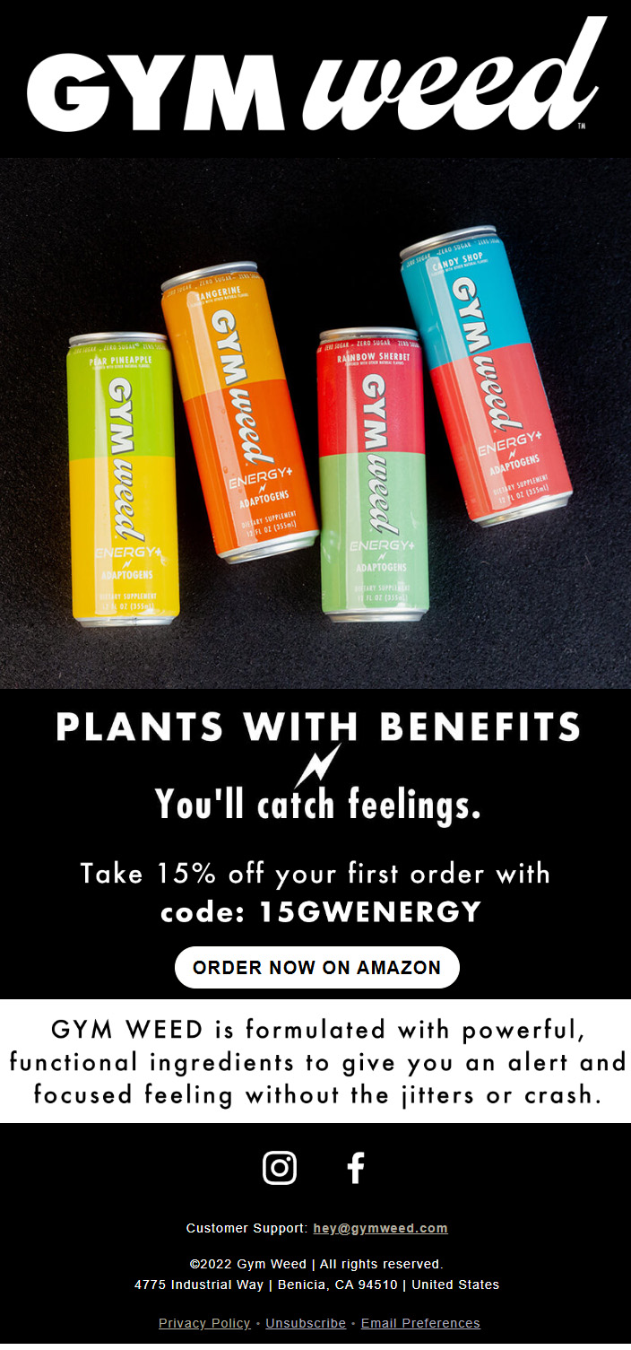 Cannabis Email Design